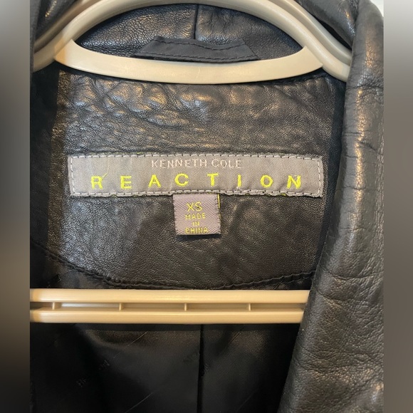 Kenneth Cole Reaction Leather Jacket - Picture 3 of 5